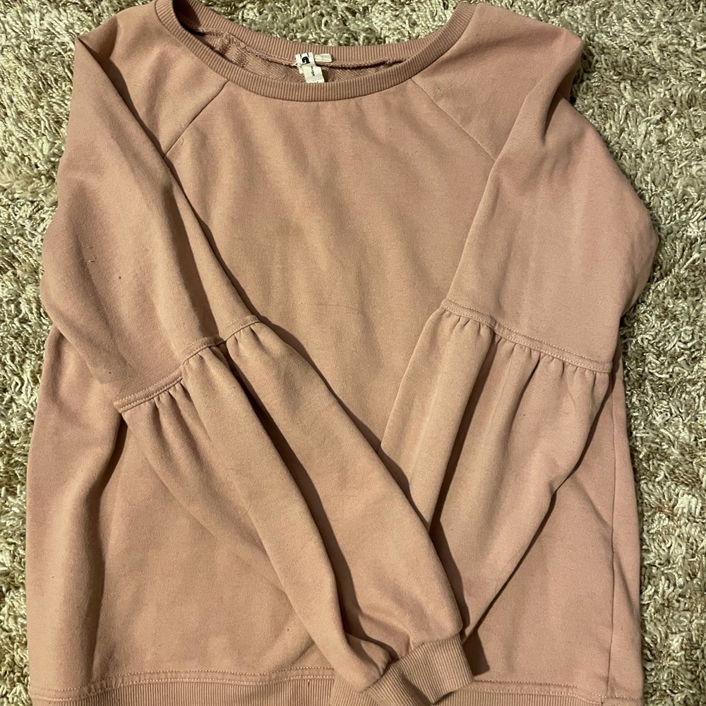 Puff sleeve sweater